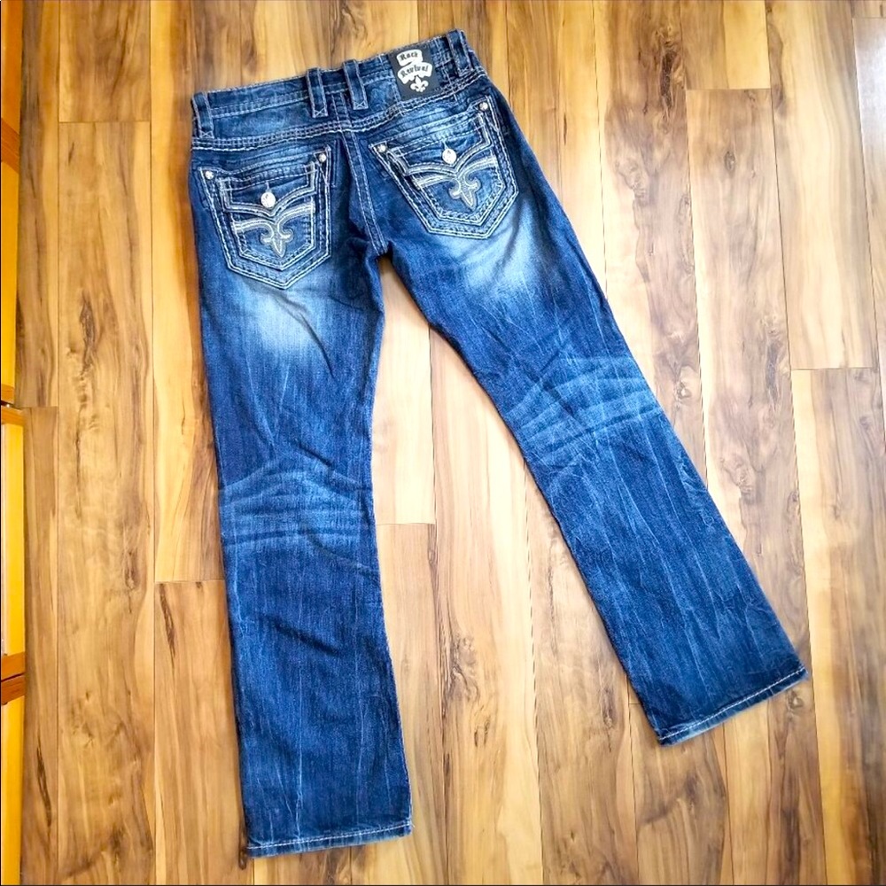 Rock revival men’s jeans